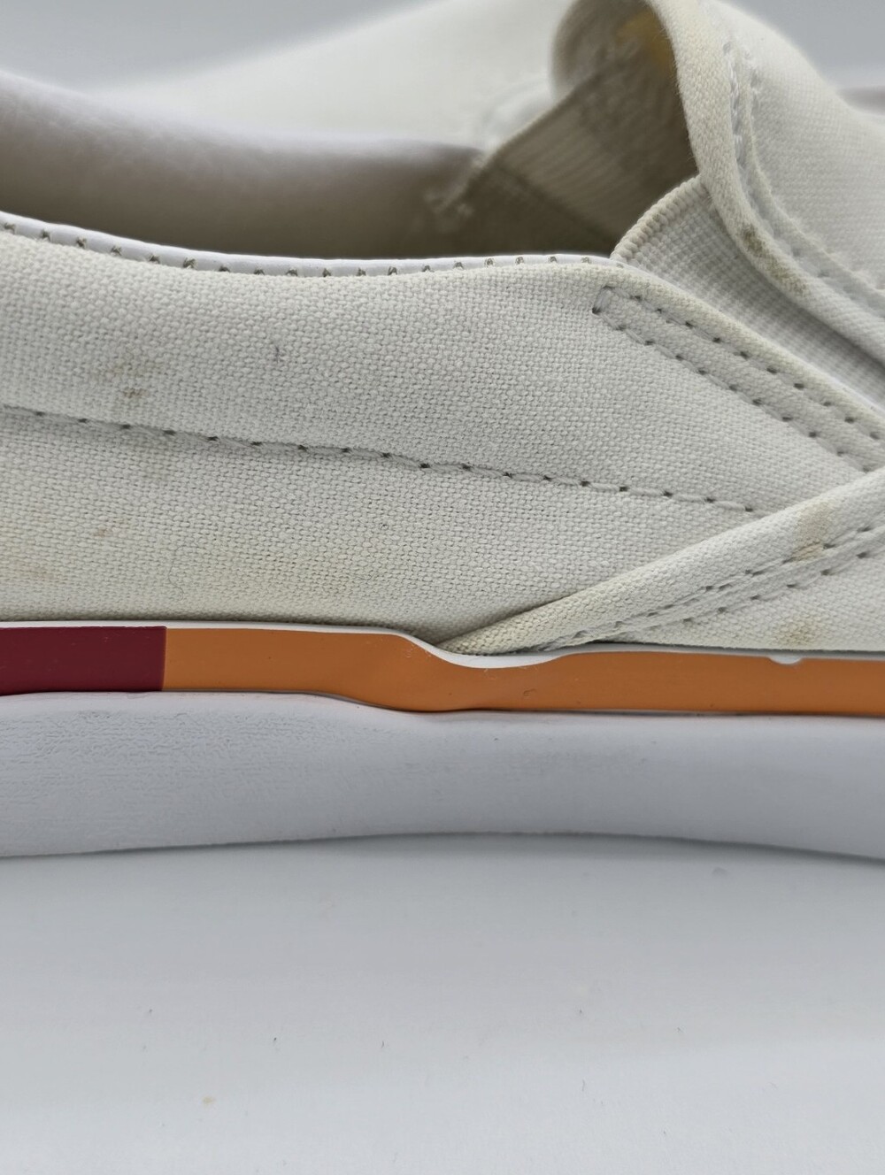 Vans - Unisex Classic Slip-On Pride Rainbow LGBTQ+ Canvas Shoes - Picture 7 of 8